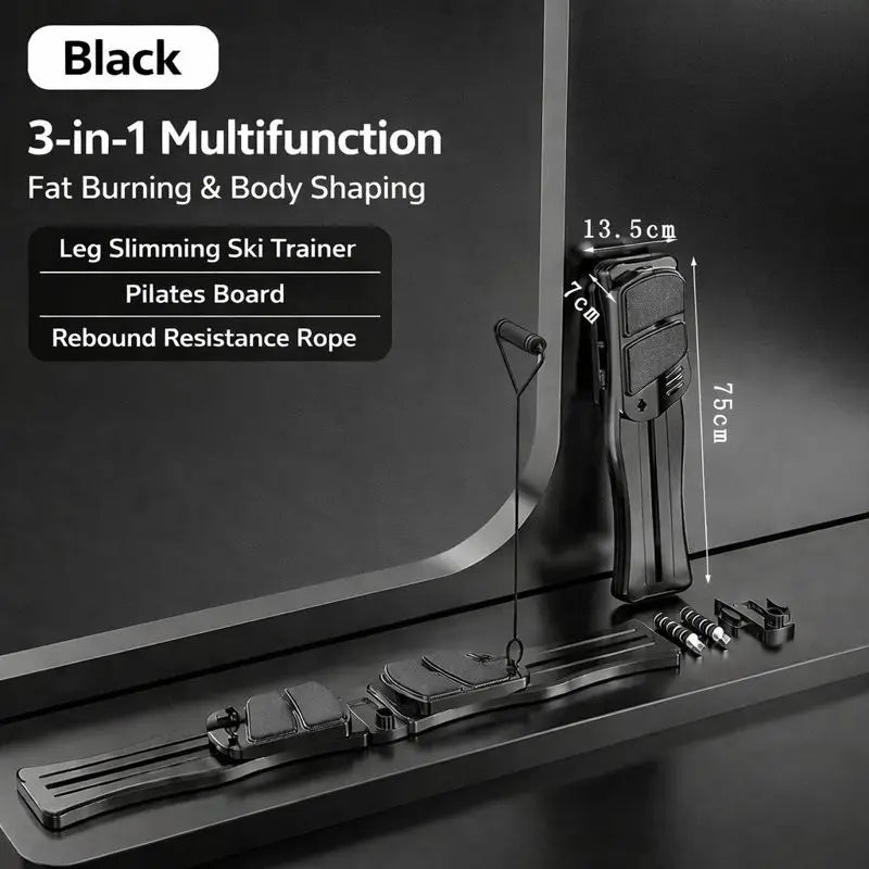 Wholesale Multi-purpose Foldable Pilates Reformer With Timer Gym Accessories Ab Exercise Pilates Fitness Training Board