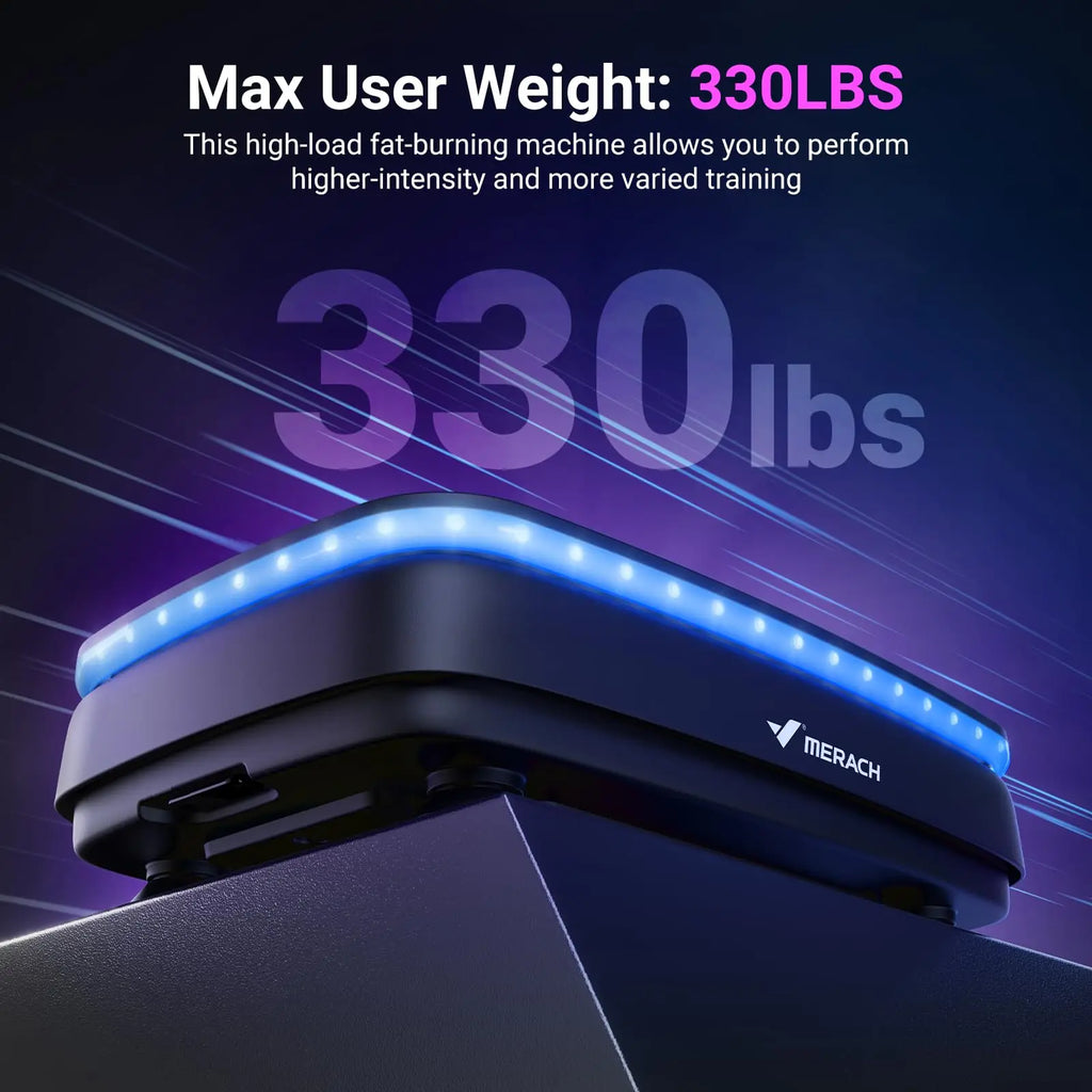 MERACH Vibration Plate Exercise Machine with Light Whole Body Workout Power Vibrate Platform Vibration Plate Lymphatic Drainage