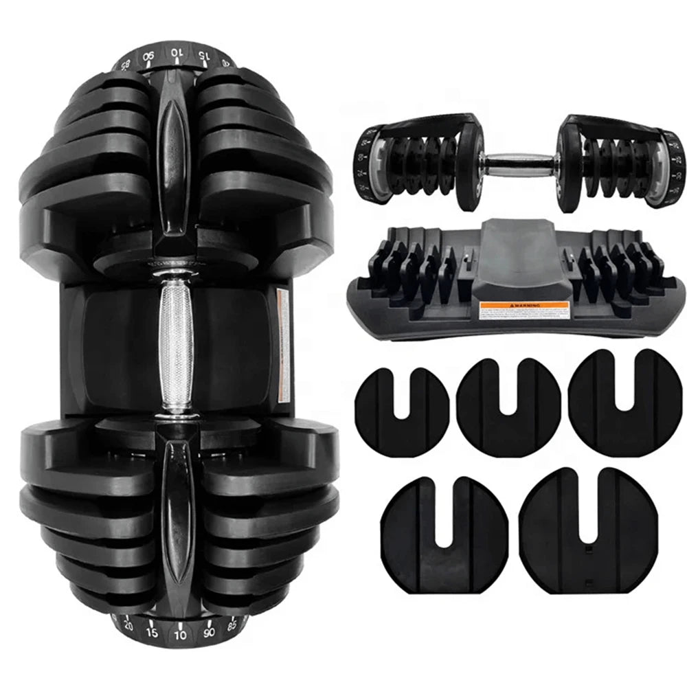 Spain In Stock Fast Delivery 5-40kg Adjustable Weights Dumbbells Set Weight Training Steel Arm Workout Fitness For Gym Household