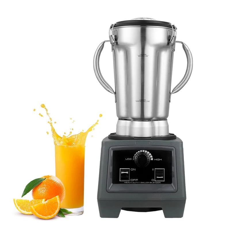 4L Stainless Steel Heavy Duty Bender for Smoothies Nuts Sauces Mixer Industrial High Speed Juicer NSF Commercial Blender