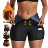 Sauna Suit Sweat Pants With High Waist Slimming Shorts Compression Thermo Workout Fitness Thighs Body Shaper