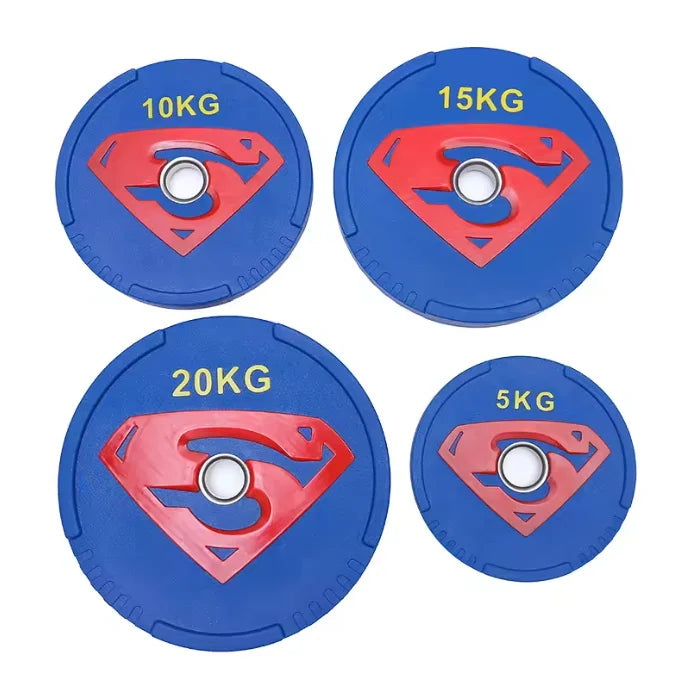 Wholesale PU Coat Iron Cast Dumbbell Fitness and Bodybuilding US Captain 5kg  Rubber Dumbbell