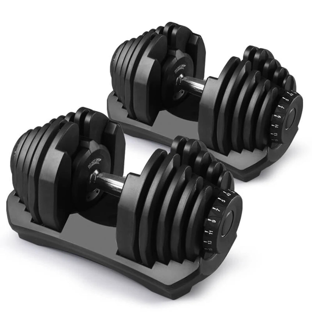 Spain In Stock Fast Delivery 5-40kg Adjustable Weights Dumbbells Set Weight Training Steel Arm Workout Fitness For Gym Household