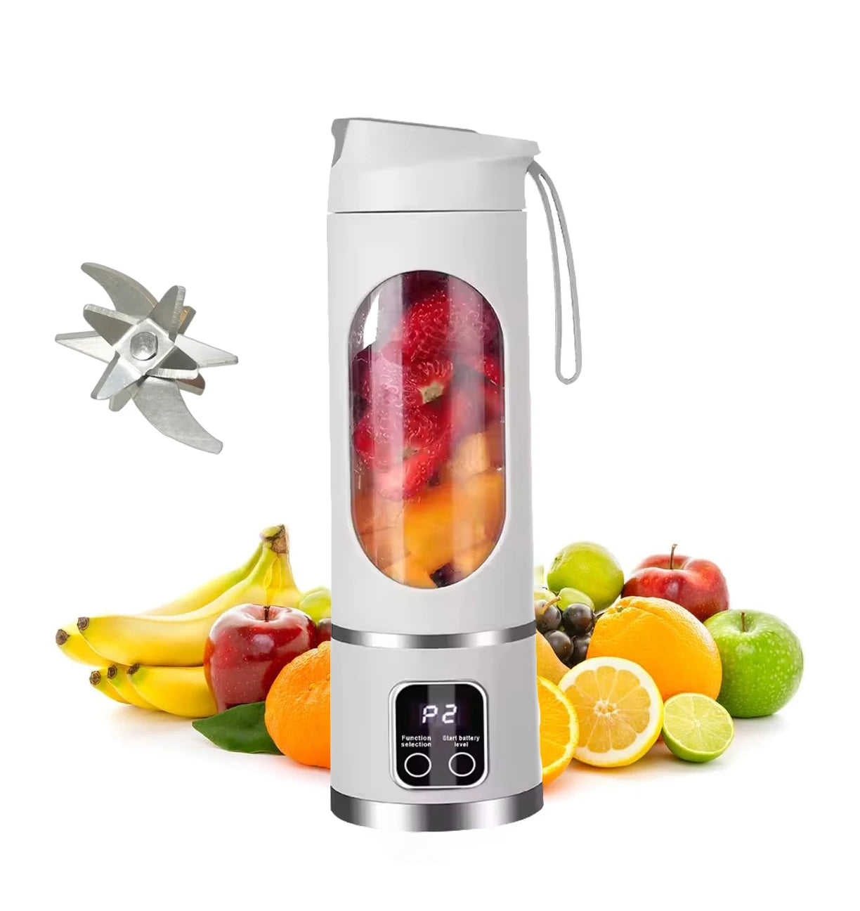 Wireless Usb Charging Mini  Blender Portable Blender Mini Fresh Fruit Juicer Hand Blender