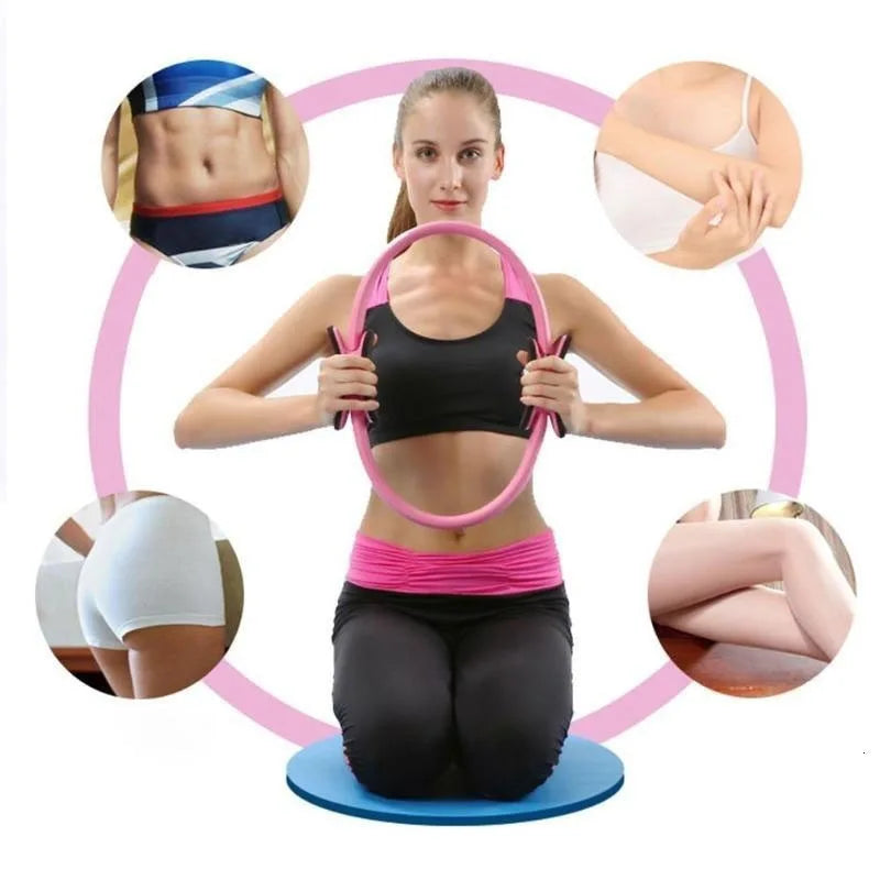 Durable Five-piece Latex Pilates Yoga Set with Resistance Band Rally Belt & Wheat Tube Ball in OPP Bag (Customized Color)