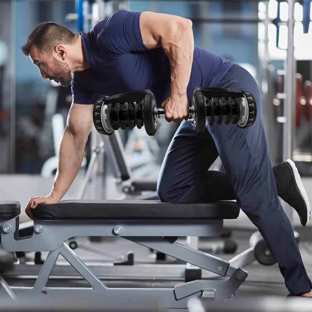 Spain In Stock Fast Delivery 5-40kg Adjustable Weights Dumbbells Set Weight Training Steel Arm Workout Fitness For Gym Household