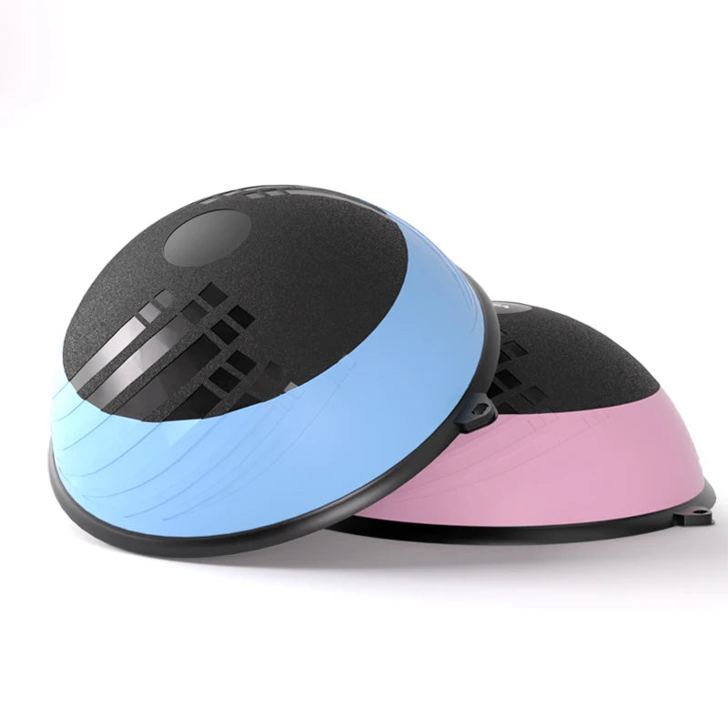 New LERPIO Safe & Explosion-Proof PVC Durable Blue/Pink Pilates Fitness Half Ball Thickened Yoga Balance Ball Equipment