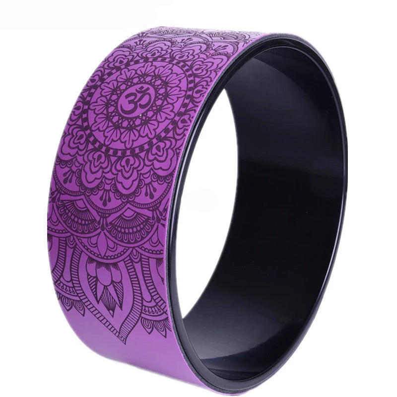 7Pcs Yoga Wheel Comfortable Elastic Band Yoga Ball Yoga Circle Ring Strong Roller Yoga Back Stretcher Balance Accessory