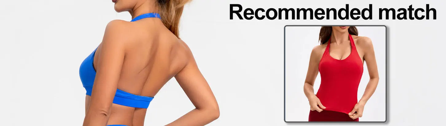 NCLAGEN Gym Longline Strappy Top Women Seamless Yoga Tank With Removable Pads V Neck Workout Clothes Sports Running Fitness Vest