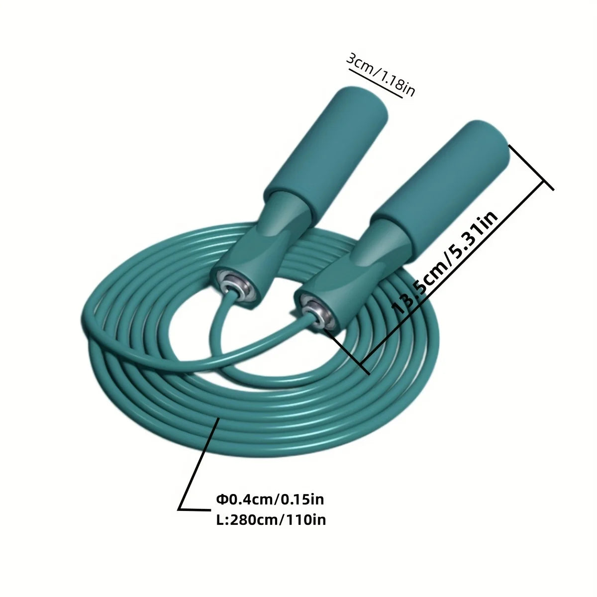 New Long Rope Jumping Rope for Men and Women Weight Reducing Indoor Silent Student Dual Purpose Sports Equipment