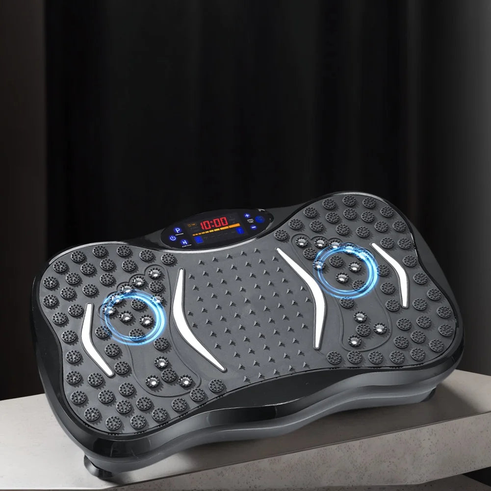 Vibration Plate Exercise Machine Bluetooth-Compatible Rhythm Machine Adjustable Speed Full Body Shaker Workout Vibrate Platform