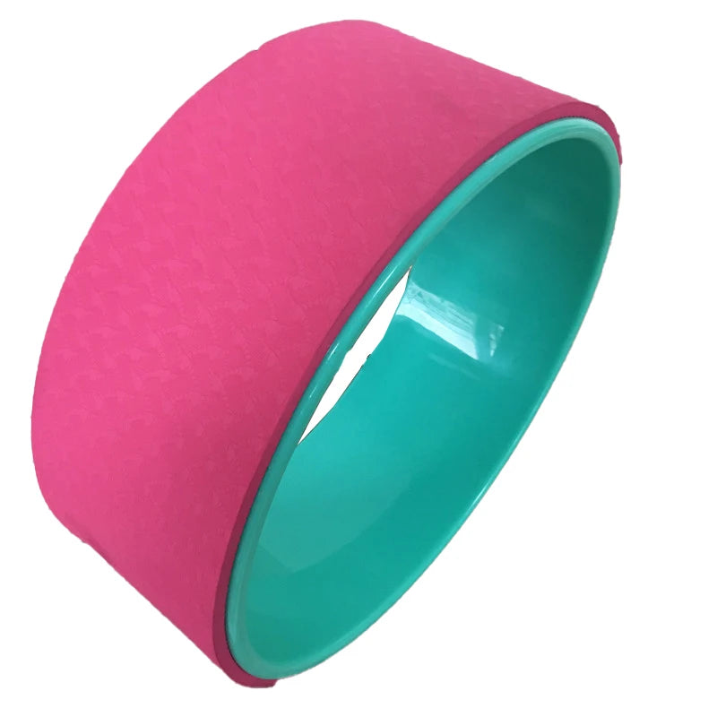 7Pcs Yoga Wheel Comfortable Elastic Band Yoga Ball Yoga Circle Ring Strong Roller Yoga Back Stretcher Balance Accessory