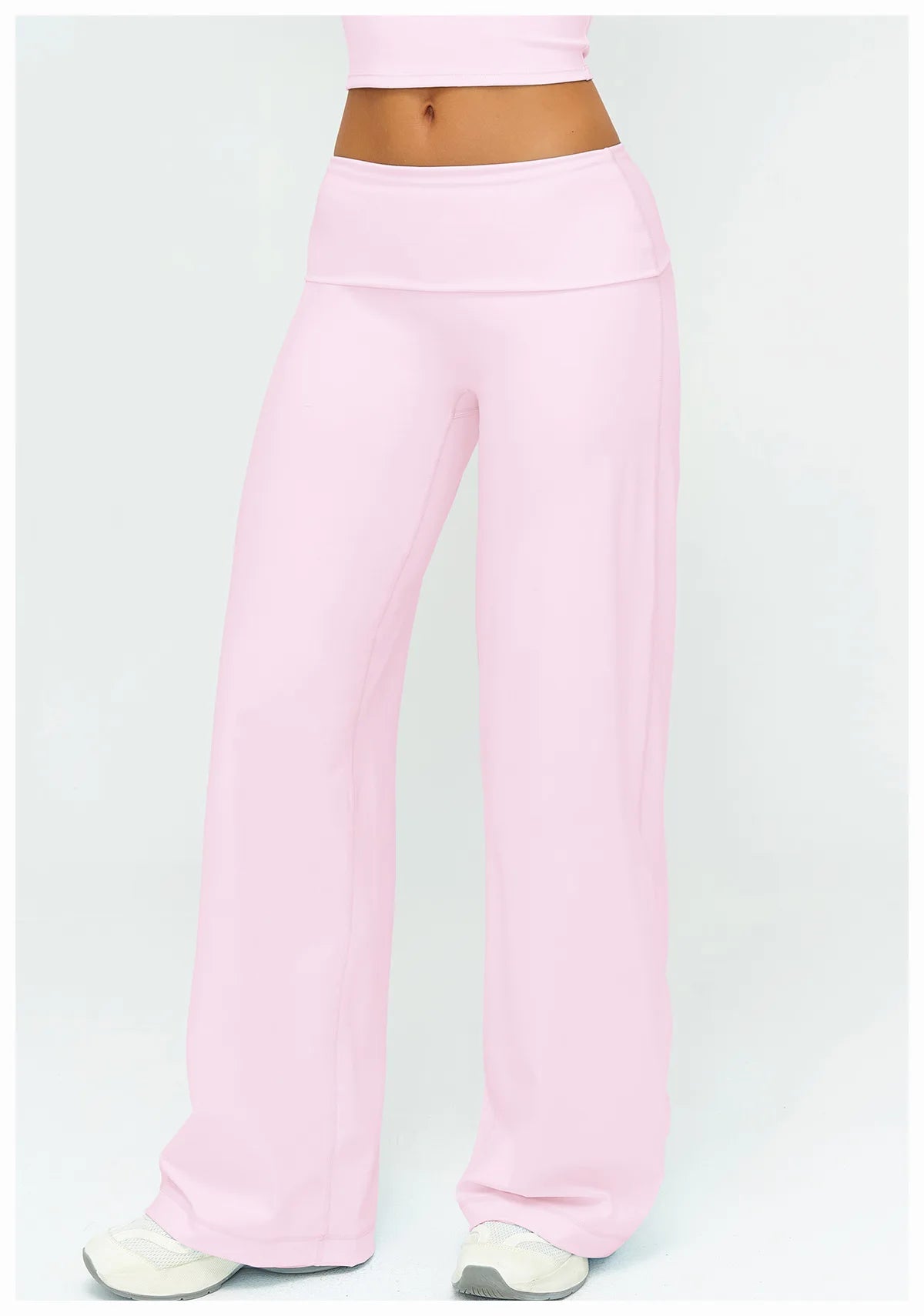 Wide-leg Pants Yoga Fitness Exercise Elastic Bell Bottom Pants Gym Clothing Women Casual Outdoor Running Sports Yoga Pants