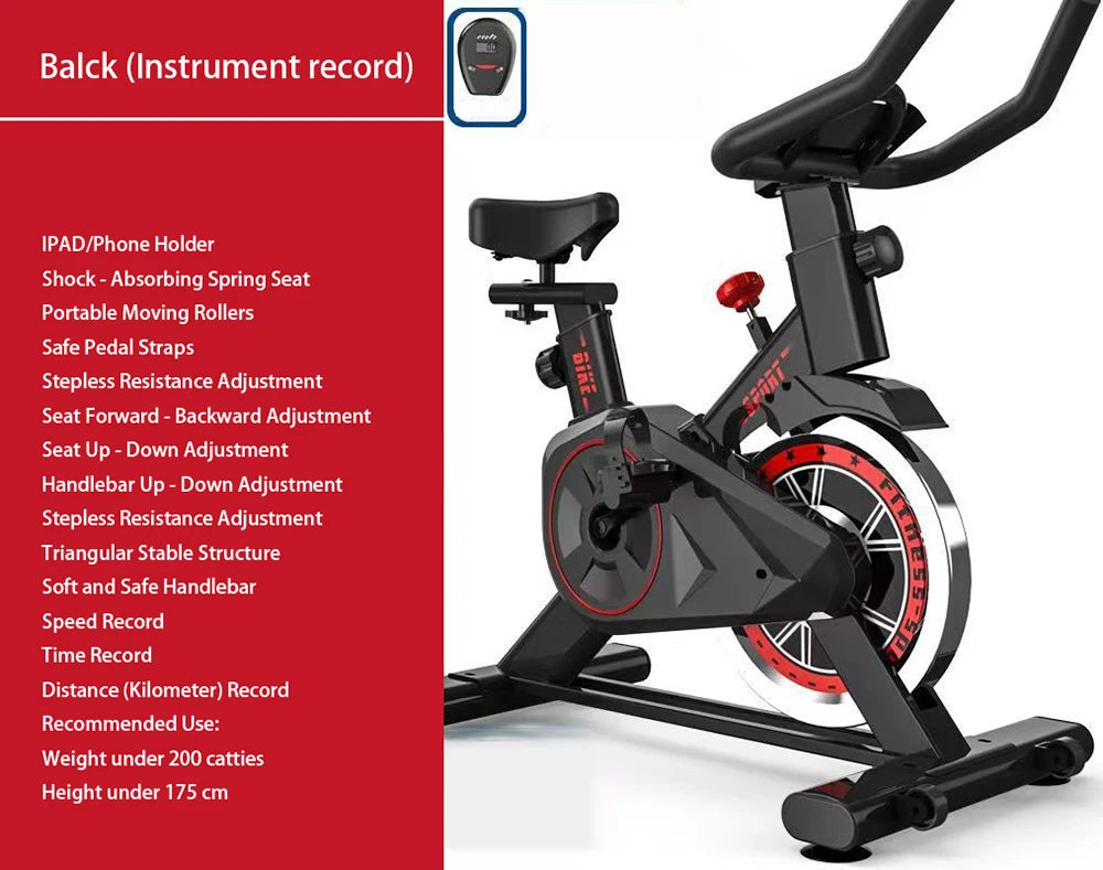 Spinning Home Exercise Equipment Bicycle Trainer Indoor Standing Stationary Bike Training Bicycles Exercise Machines