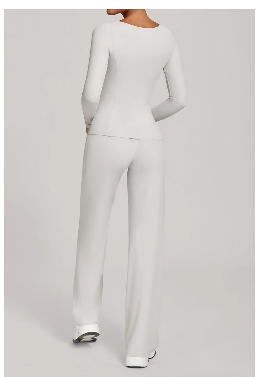 SWELTERING 2PCS Yoga Workout Suits  Women Athletic Wear Gym Legging Fitness Set Sports Long Sleeve Suits Female Sportswear