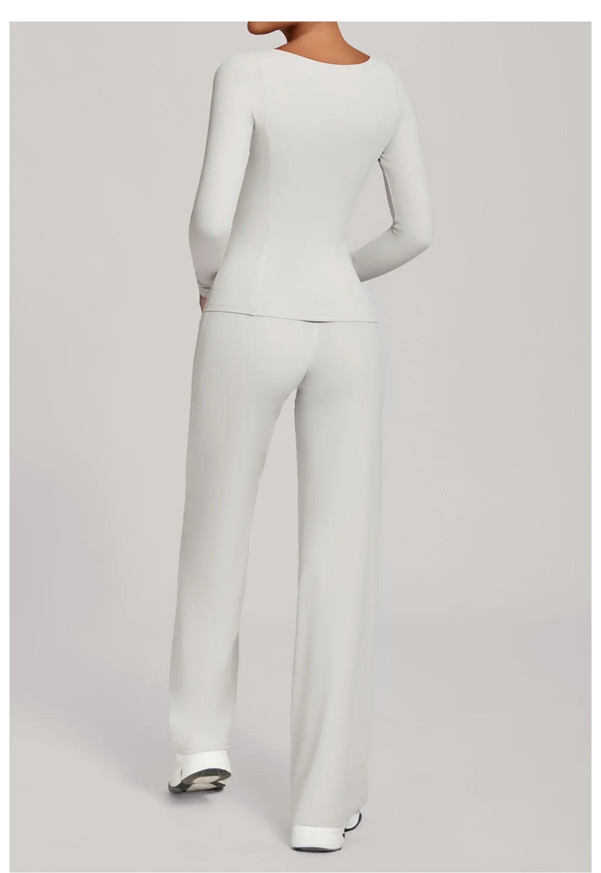 SWELTERING 2PCS Yoga Workout Suits  Women Athletic Wear Gym Legging Fitness Set Sports Long Sleeve Suits Female Sportswear