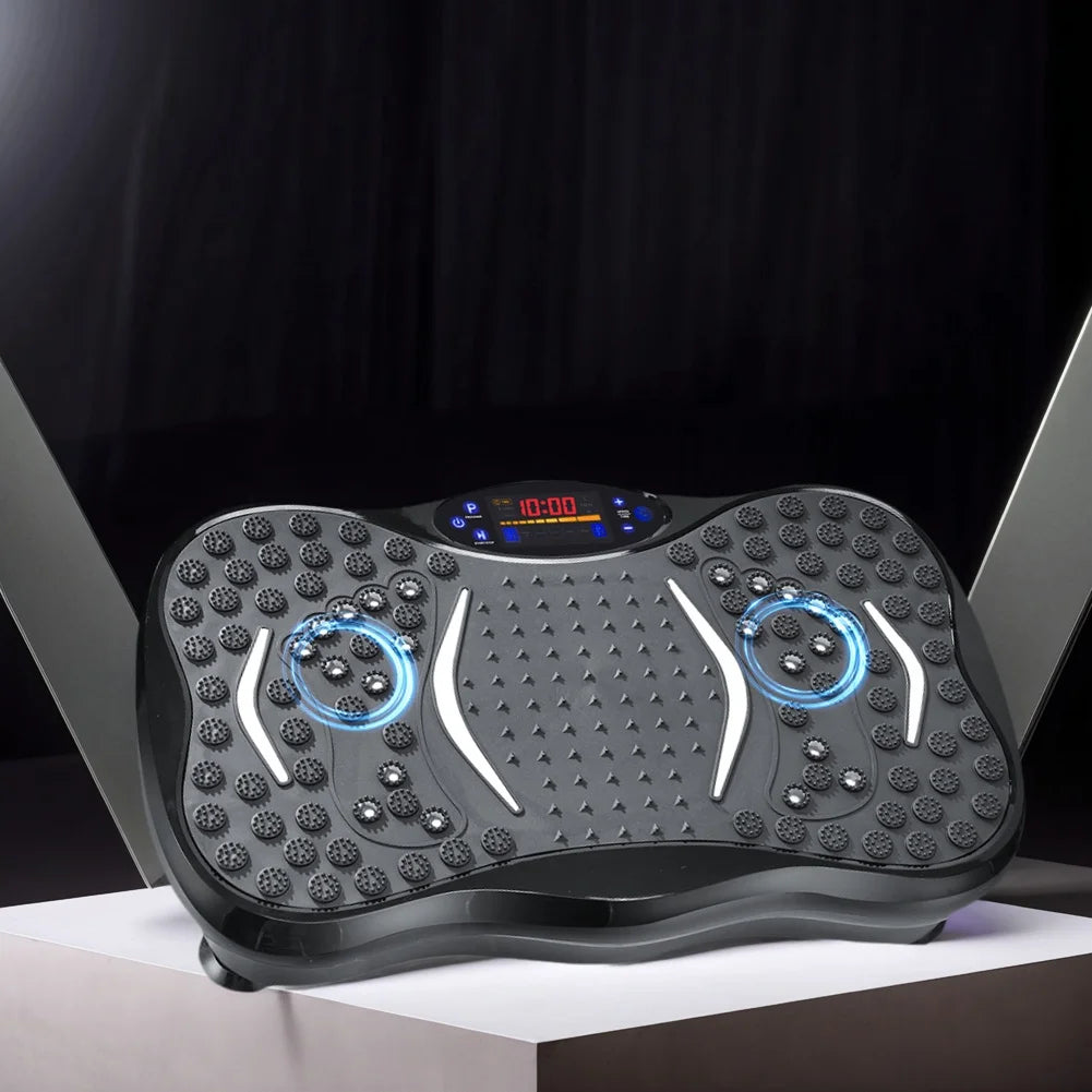 Vibration Plate Exercise Machine Bluetooth-Compatible Rhythm Machine Adjustable Speed Full Body Shaker Workout Vibrate Platform