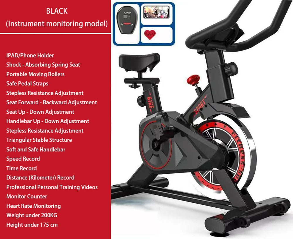 Spinning Home Exercise Equipment Bicycle Trainer Indoor Standing Stationary Bike Training Bicycles Exercise Machines