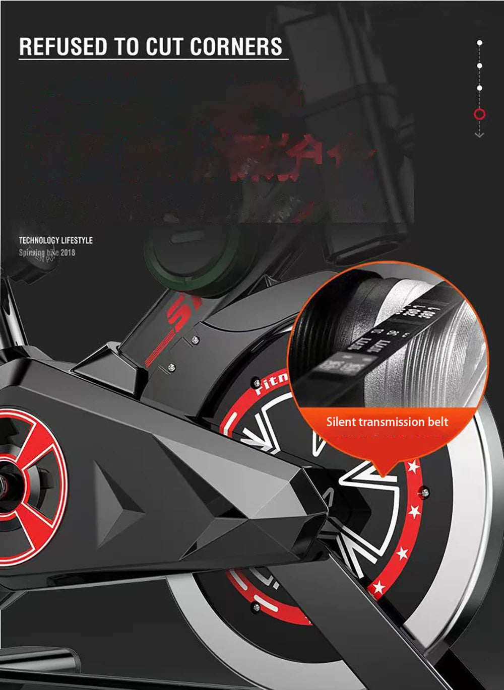 Spinning Home Exercise Equipment Bicycle Trainer Indoor Standing Stationary Bike Training Bicycles Exercise Machines