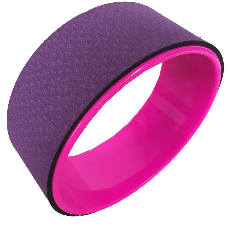 7Pcs Yoga Wheel Comfortable Elastic Band Yoga Ball Yoga Circle Ring Strong Roller Yoga Back Stretcher Balance Accessory