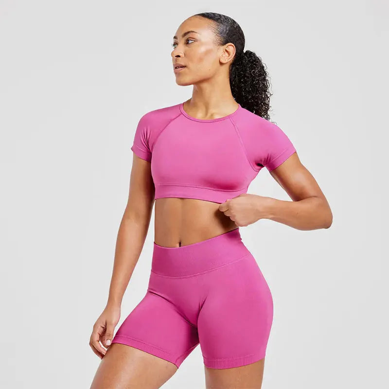 NCLAGEN Adapt Seamless Shorts High Waist Women Gym Clothes Workout Scrunch Butt Yoga Leggings Fitness Sports Cycling Short