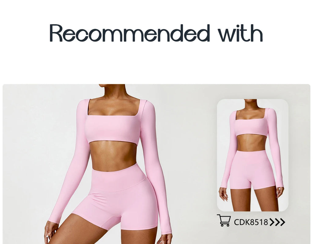 Sports Long sleeved Women Outdoor Running Gym Fitness Wear T-shirt Long sleeved Yoga Shirt Gym Push Up Workout Single Piece Top