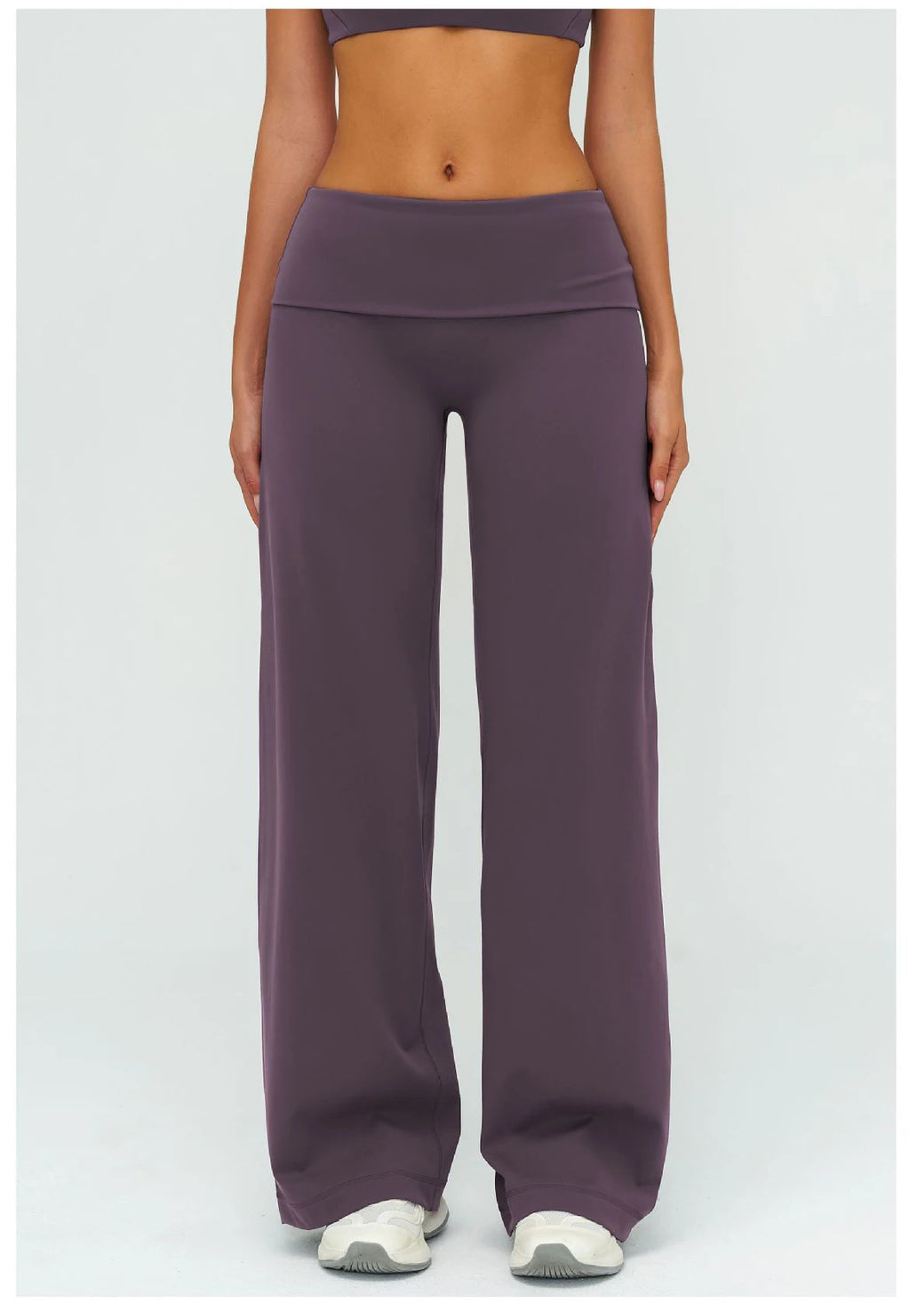 Wide-leg Pants Yoga Fitness Exercise Elastic Bell Bottom Pants Gym Clothing Women Casual Outdoor Running Sports Yoga Pants