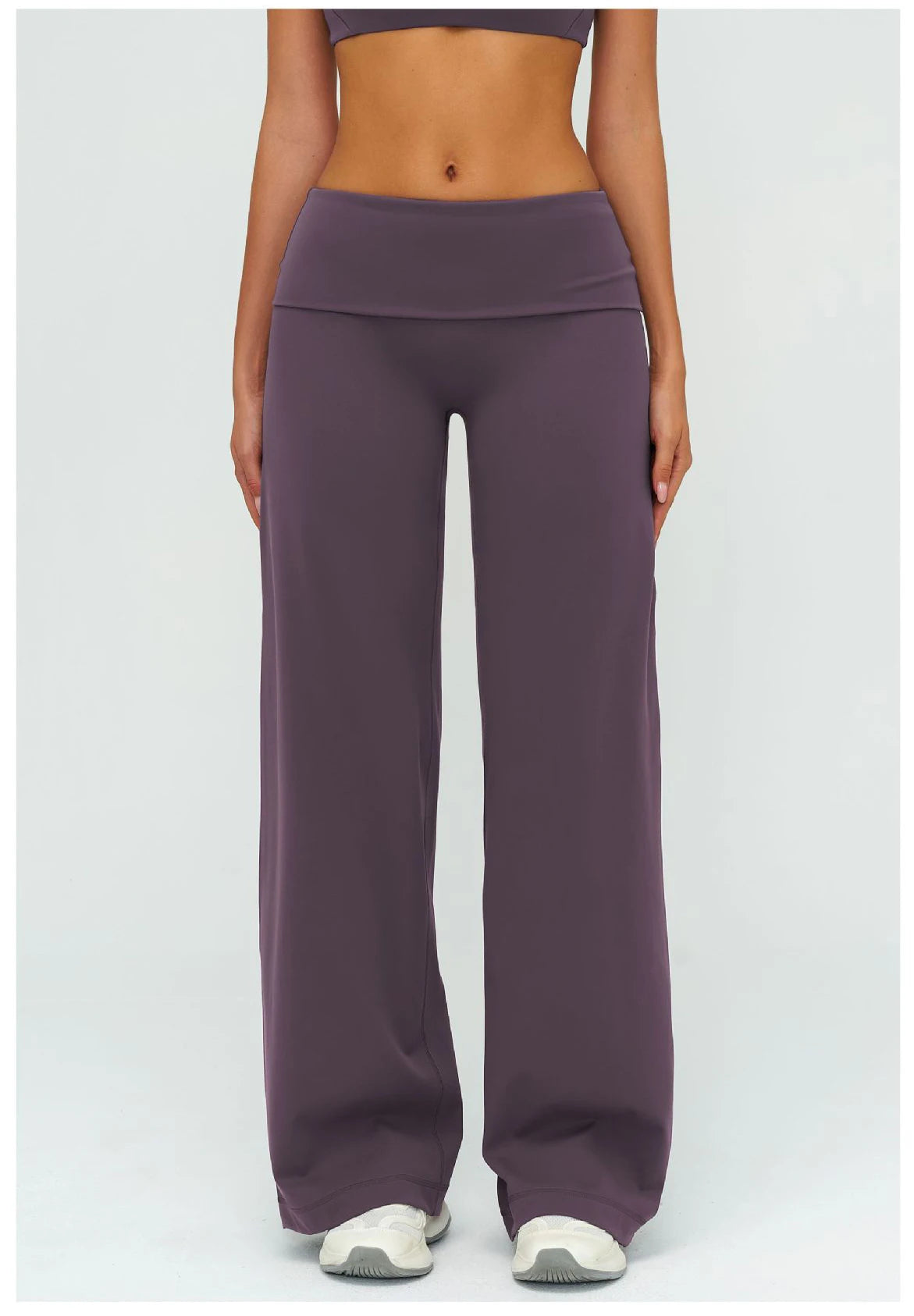 Wide-leg Pants Yoga Fitness Exercise Elastic Bell Bottom Pants Gym Clothing Women Casual Outdoor Running Sports Yoga Pants