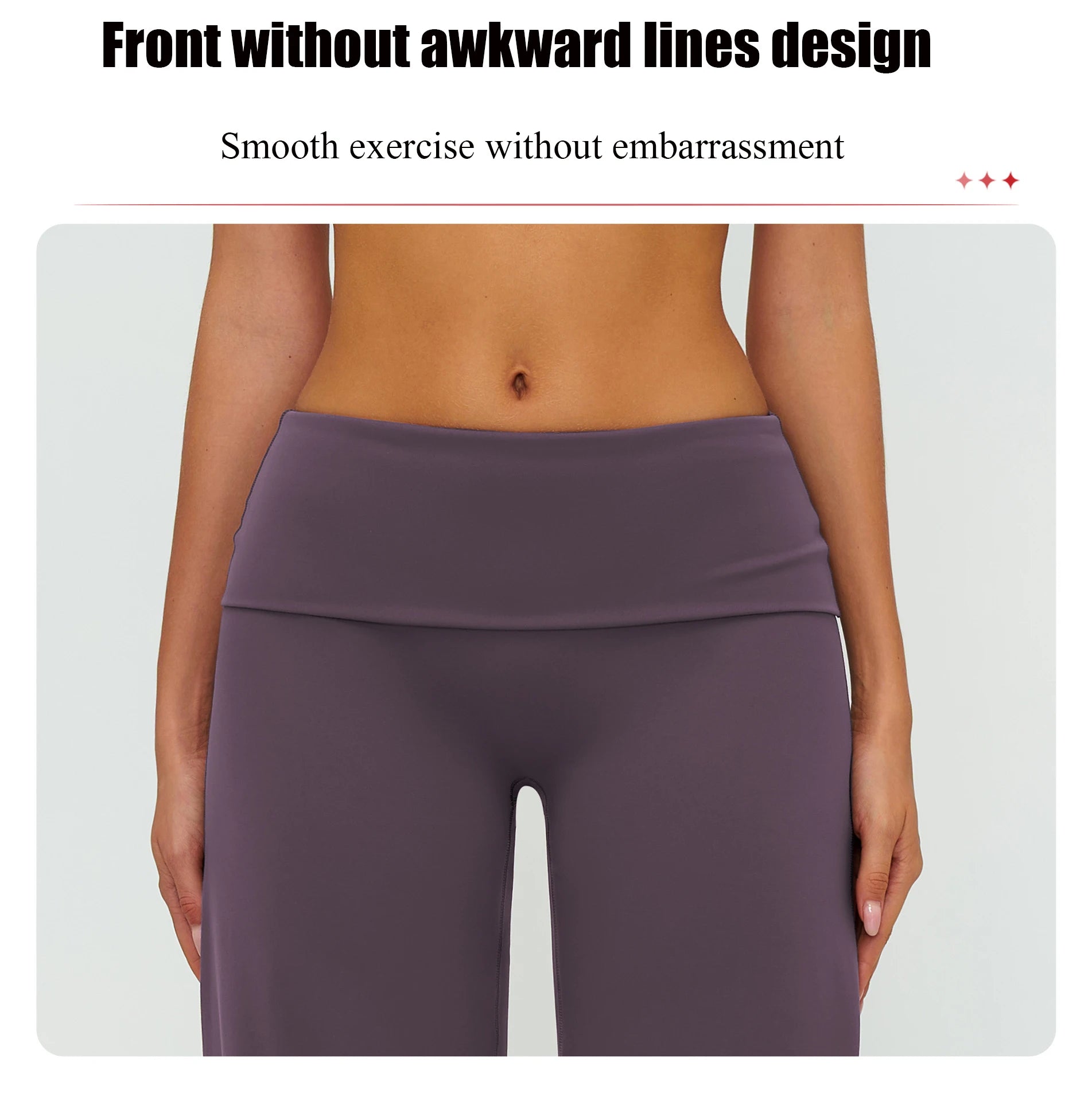 Wide-leg Pants Yoga Fitness Exercise Elastic Bell Bottom Pants Gym Clothing Women Casual Outdoor Running Sports Yoga Pants